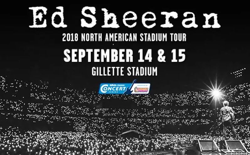 Win Tickets to See Ed Sheeran at Gillette Stadium!