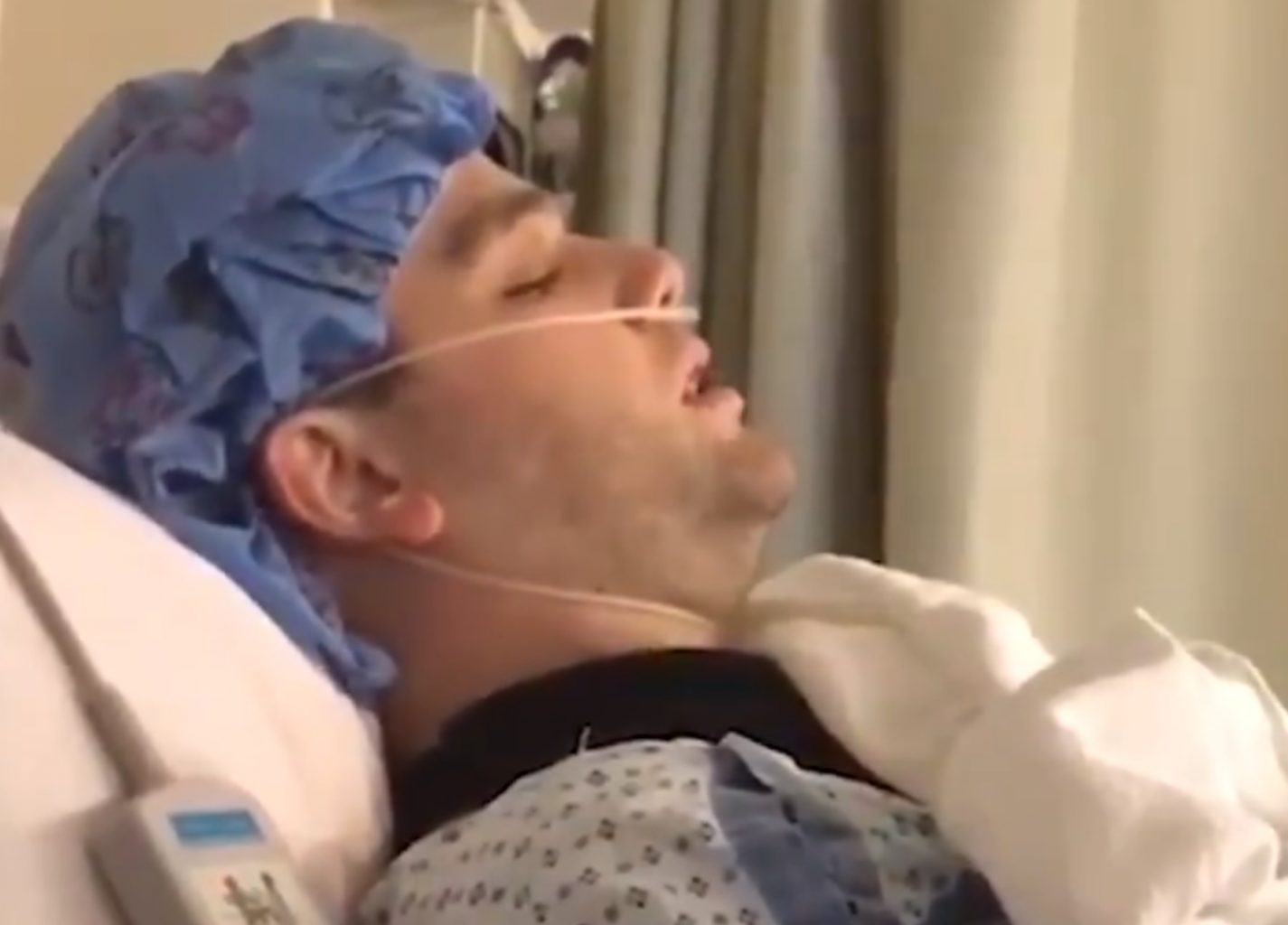 Red Sox Fan Wakes Up From Surgery and Immediately Bashes the Yankees
