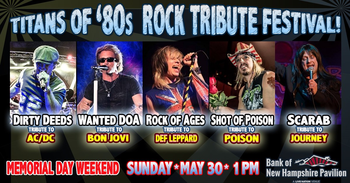Here’s Your Chance to Win Tickets to the Titans of 80’s Rock Tribute Festival