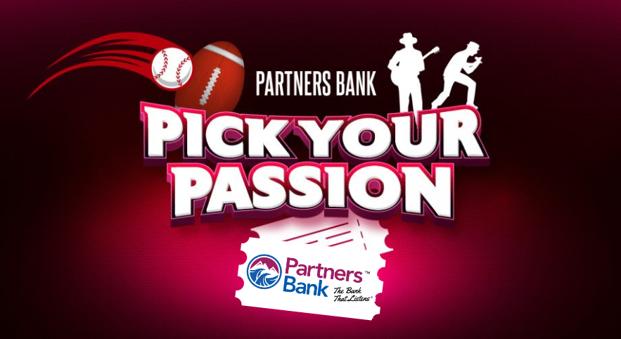 Pro Football, Pro Baseball, or Aerosmith Concert? It’s a ‘Pick Your Passion’ Contest with Partners Bank