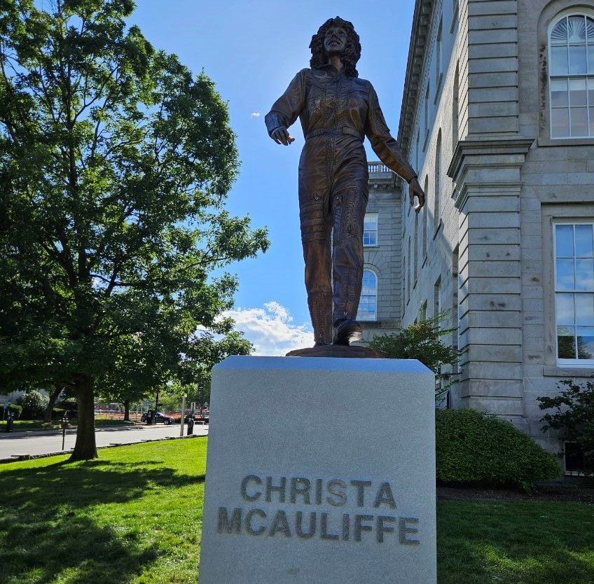 Christa McAuliffe Statue Unveiled in Concord