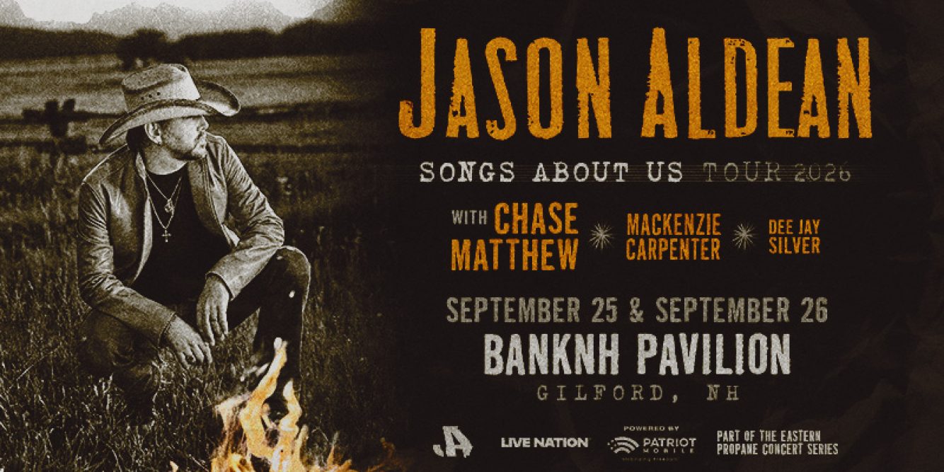 Win Ticket to See Jason Aldean at BankNH Pavilion by listening to Mike Pomp!