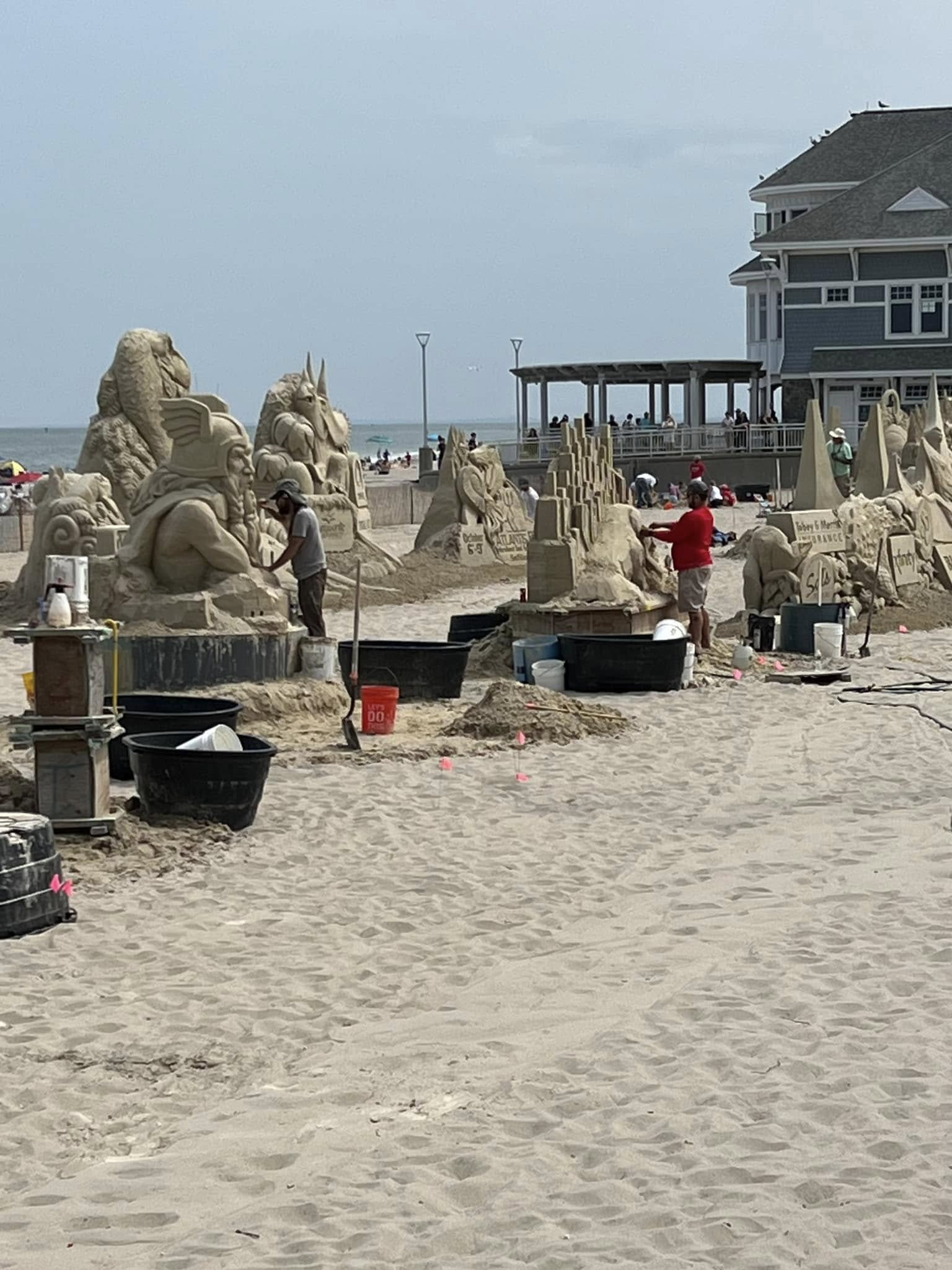 Hampton Beach Sand Sculpting Competition Begins